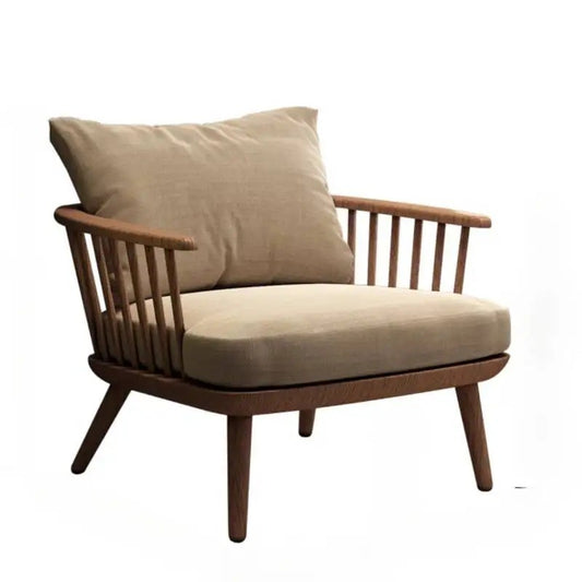 New Lightweight Soft Lounge Chair Comfort Bedroom Luxury Relaxing Wood Chair